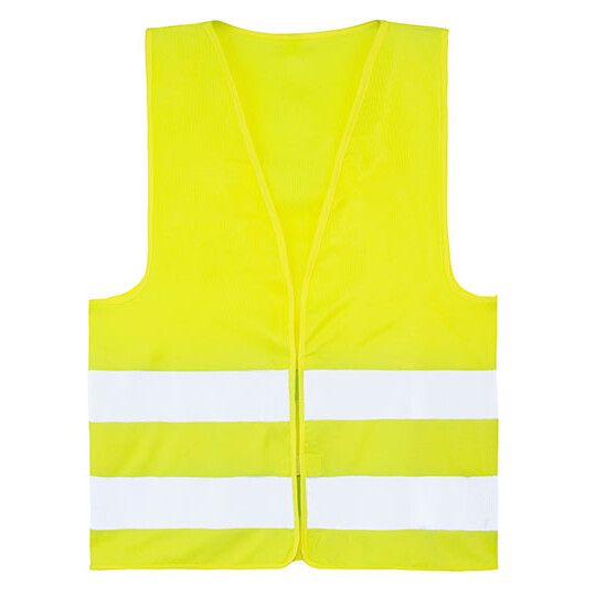 Safety Vest in mini vacuum packaging “Bottrop” - signal yellow-655