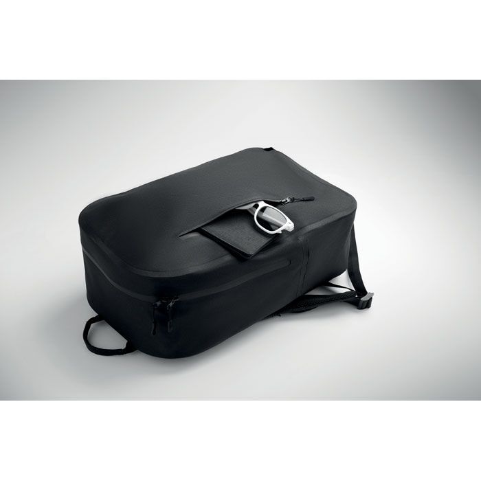 Laptop-Rucksack 300D RPET BRENNA - schwarz-317