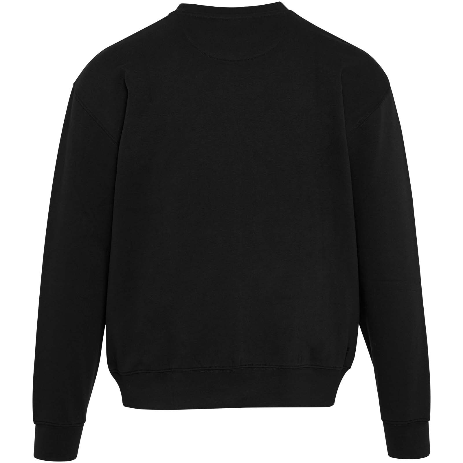 Boris Oversize Sweatshirt mit Rundhalsausschnitt aus recycelter 280 g/m2 Bio Baumwolle (OCS), unisex - schwarz-275