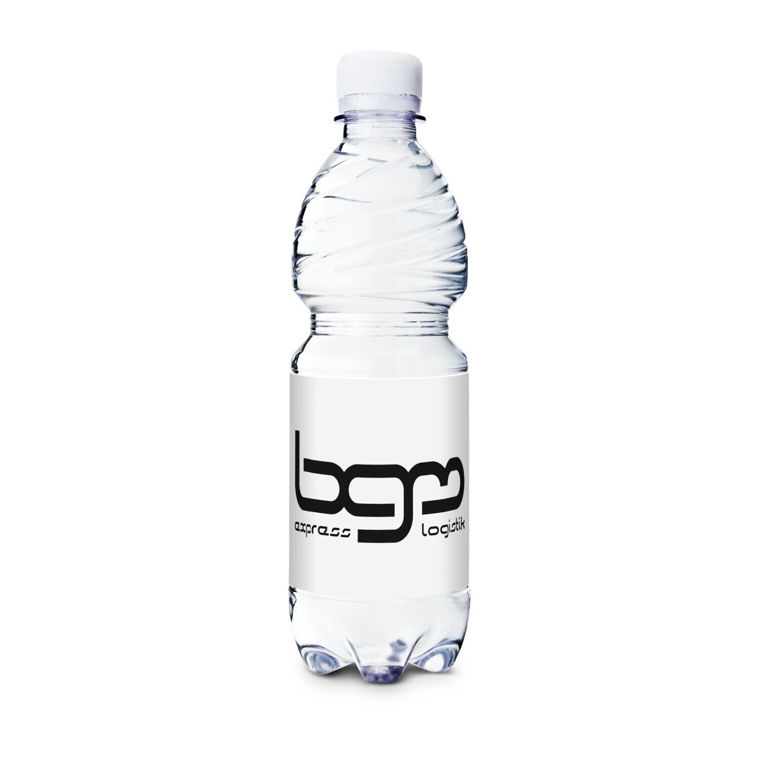 500 ml PromoWater - Mineralwasser mit Kohlensäure - Papier-Etikett-840
