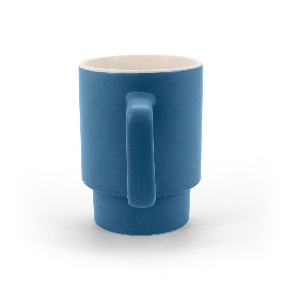 KUERTEN Reisebecher aus Edelstahl mit Keramikbeschichtung innen 470ml - blau-462