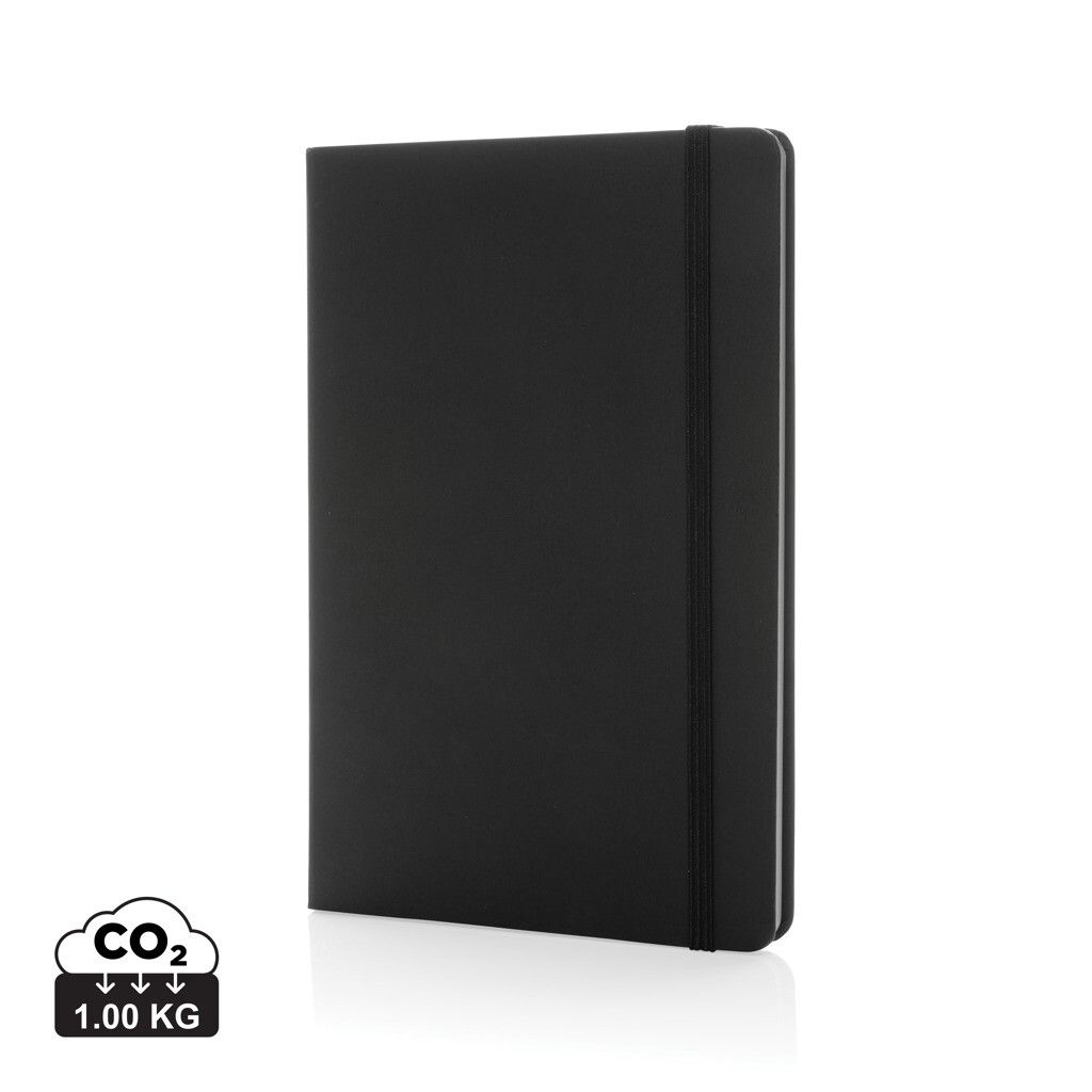 Craftstone A5 Notizbuch aus recycelt. Kraft- und Steinpapier - schwarz-45