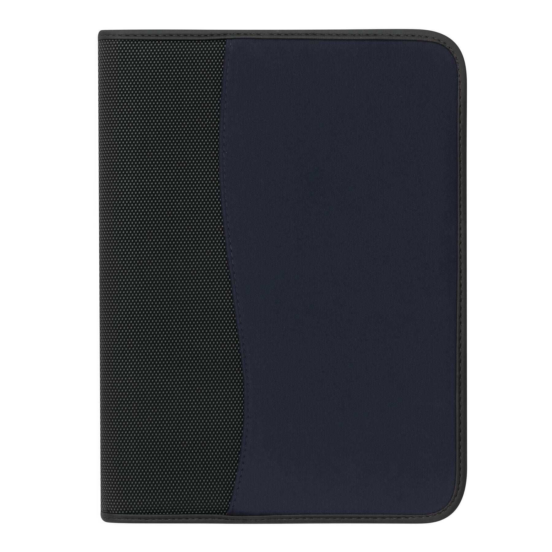 Konferenzmappe AVANTI ZIP im DIN-A4-Format - blau - schwarz-862