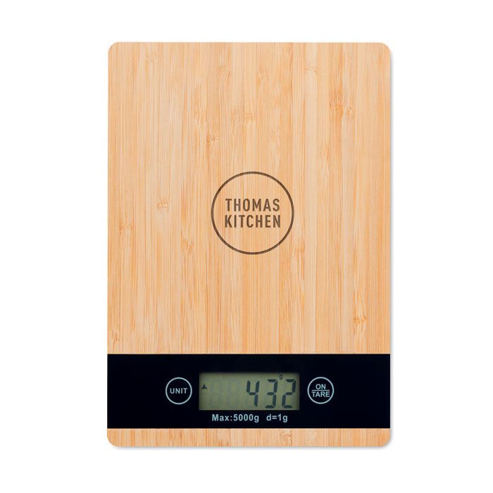 Digitale Küchenwaage Bambus PRECISE - holz-454