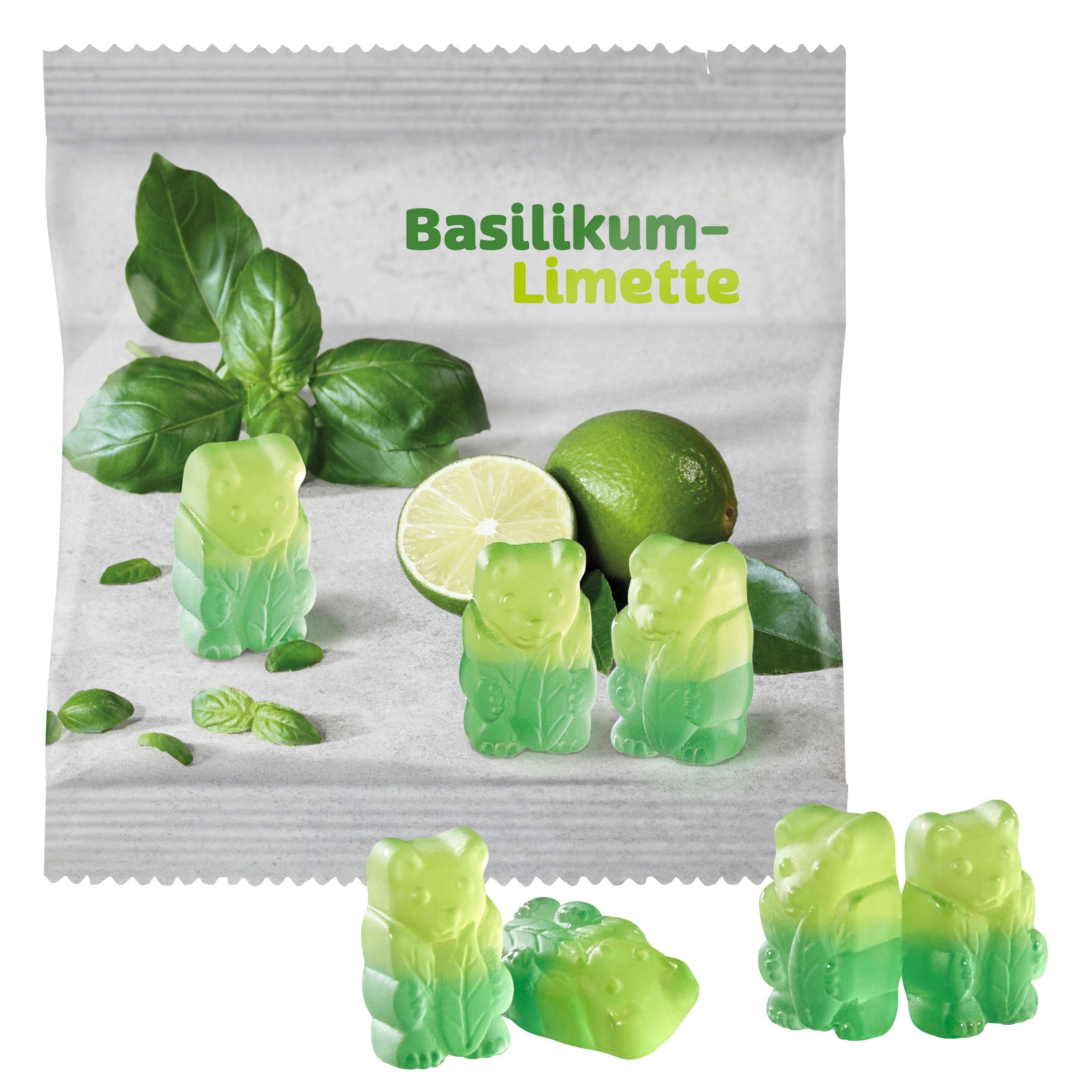 Vegane Basilikum-Limetten Bärchen im konventionellen Tütchen-595