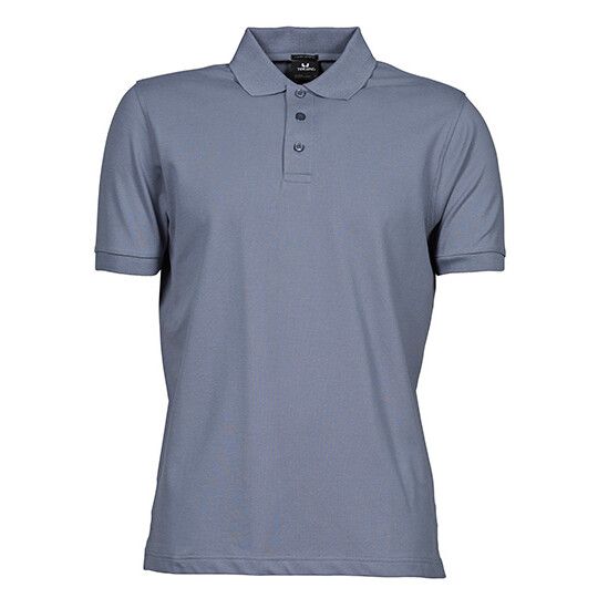 Men´s Luxury Stretch Polo - flint stone-599