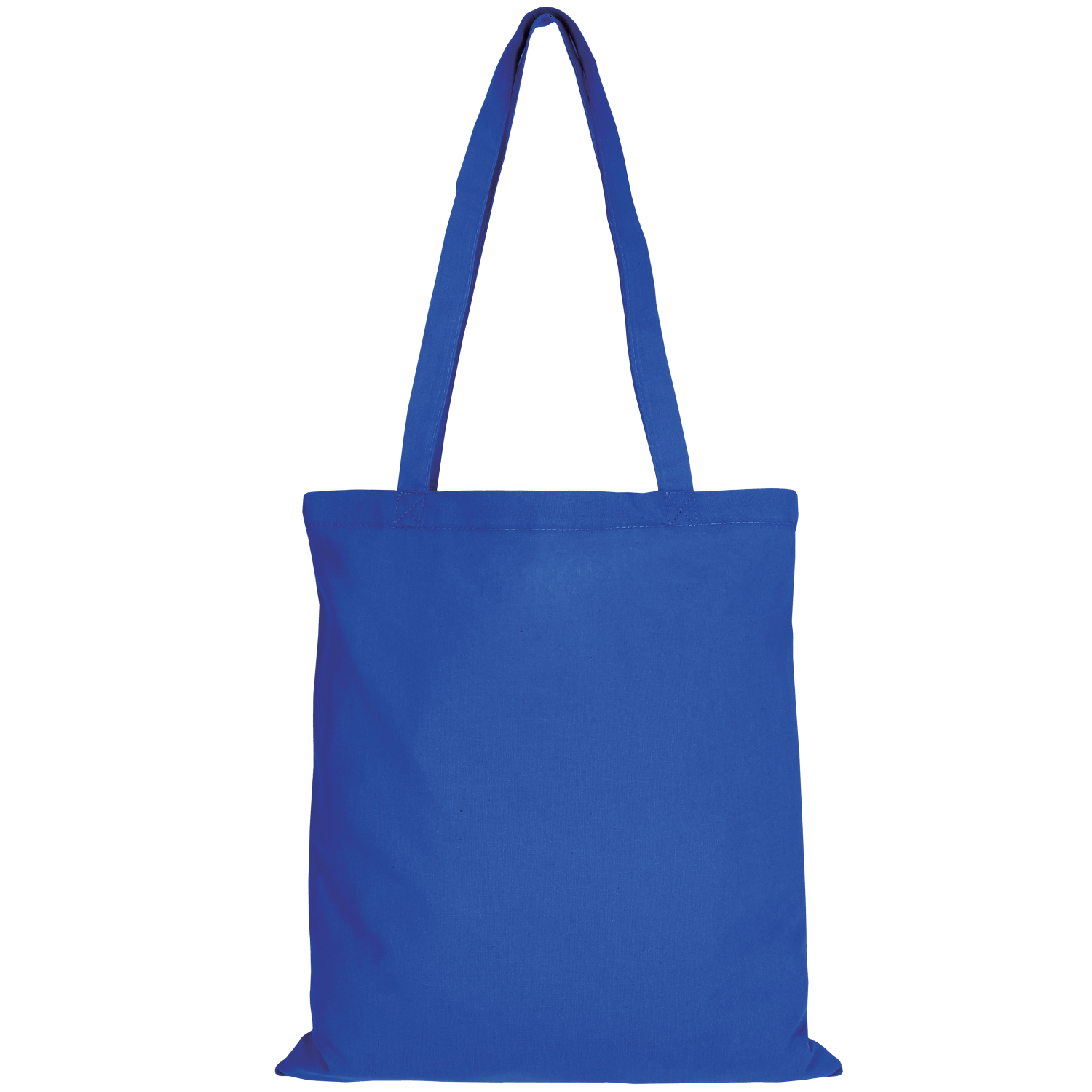 Einkaufstasche Baumwolle - lange Henkel - royalblau-992