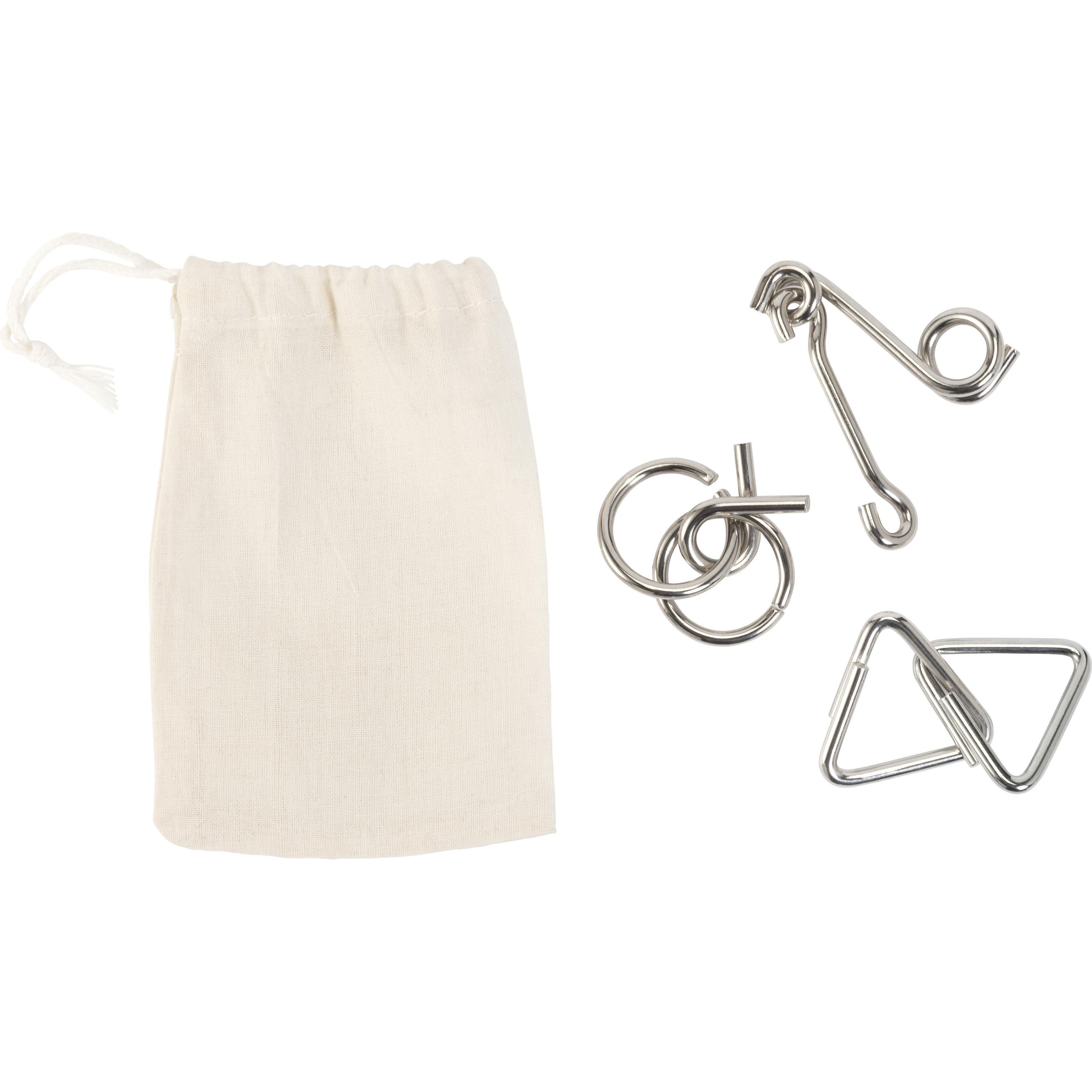 Geduldspieleset aus Baumwolle Nilo - khaki-736