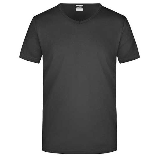 Men´s Slim Fit V-T - black-99