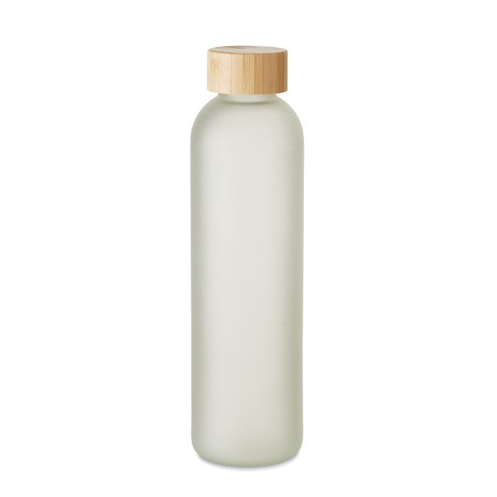 Glasflasche Subli 650ml LOM - transparent weiß-504