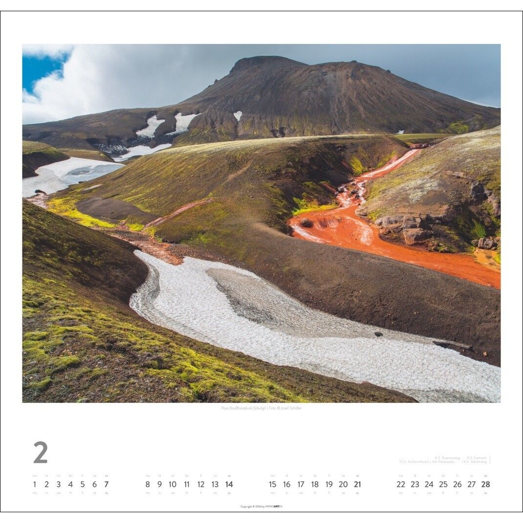 Island - Landschaft & Natur Kalender-126