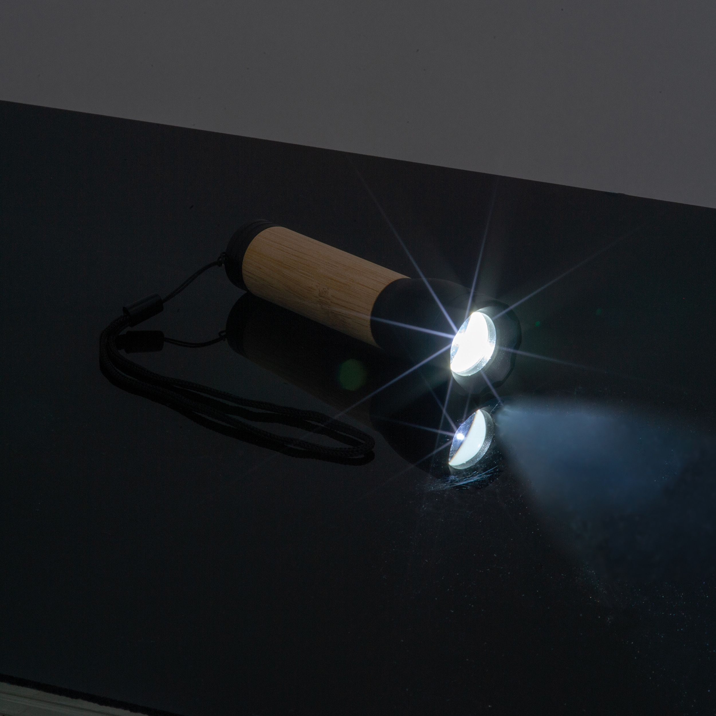 Bambus Taschenlampe - beige-245