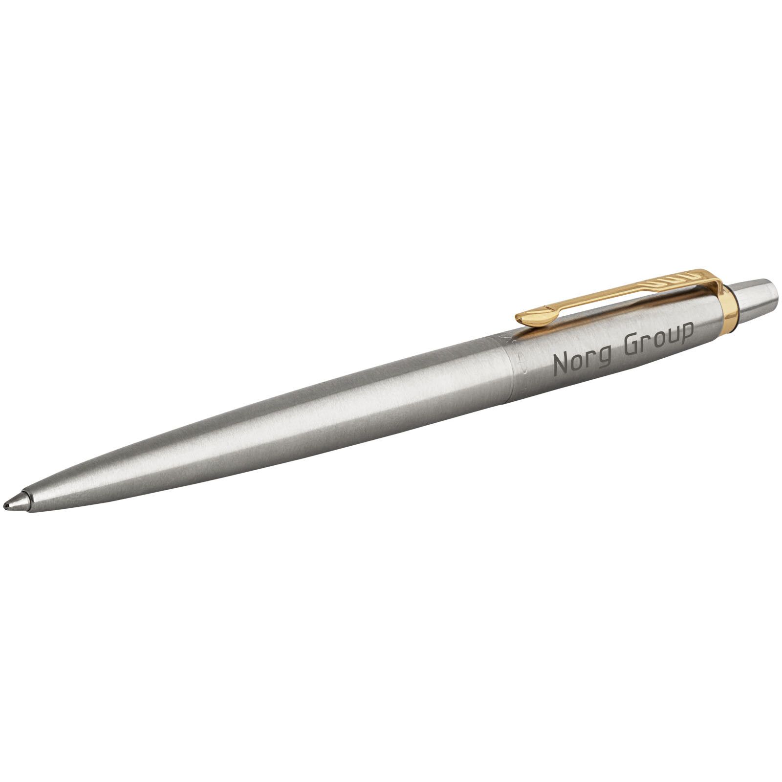 Parker Jotter Edelstahl Kugelschreiber (blaue Mine) - edelstahl grau-43