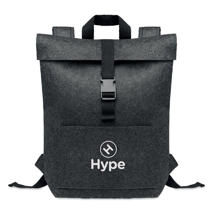 Rucksack RPET-Filz INDICO PACK - steingrau-583