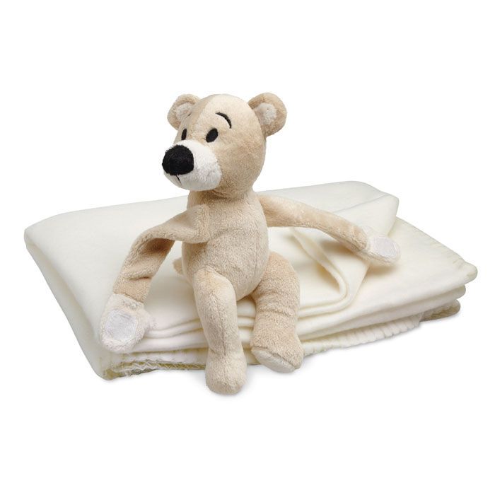 Kinder-Fleece-Decke MANTA - weiß-654