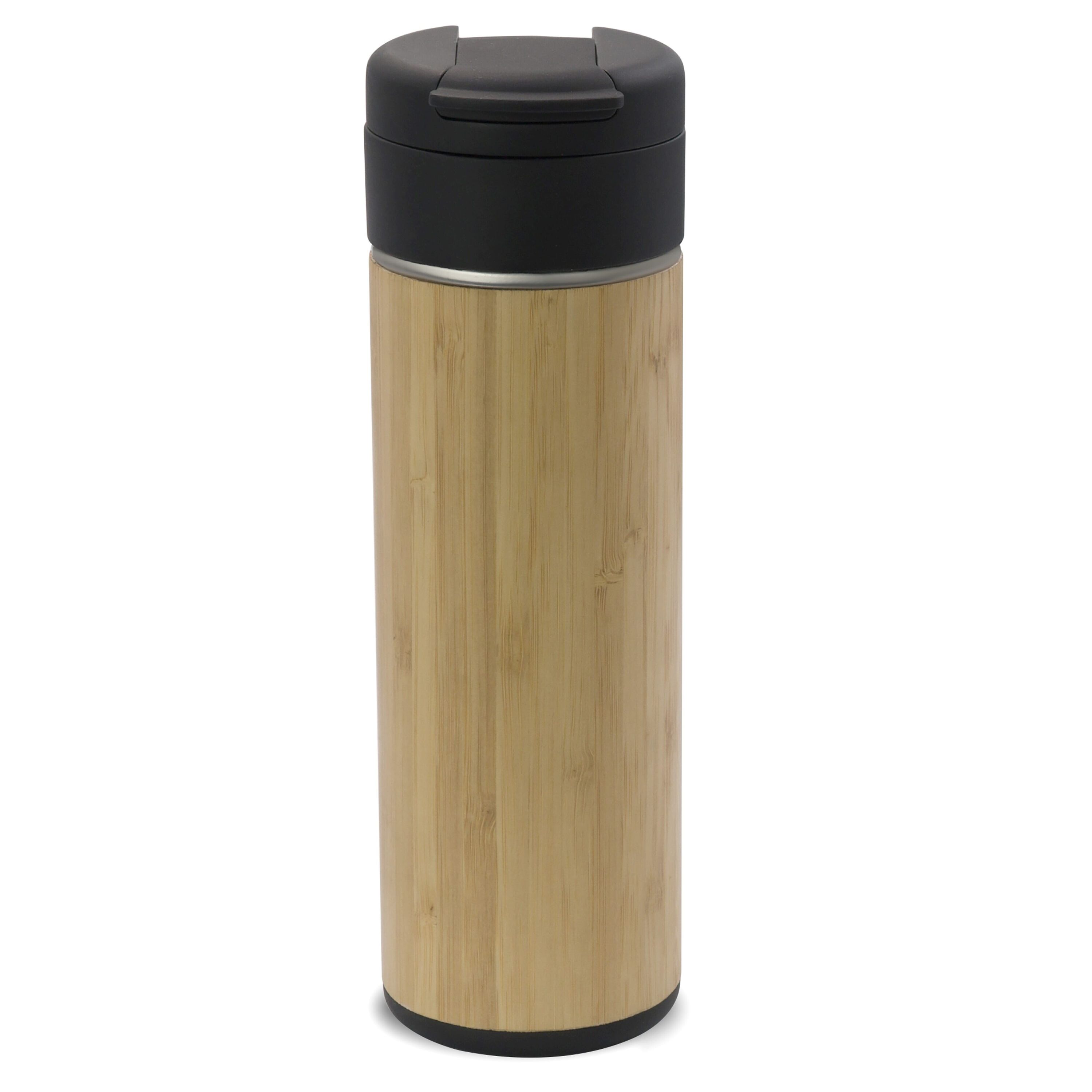 Isolierbecher Flow Bambus 400ml - holz-757