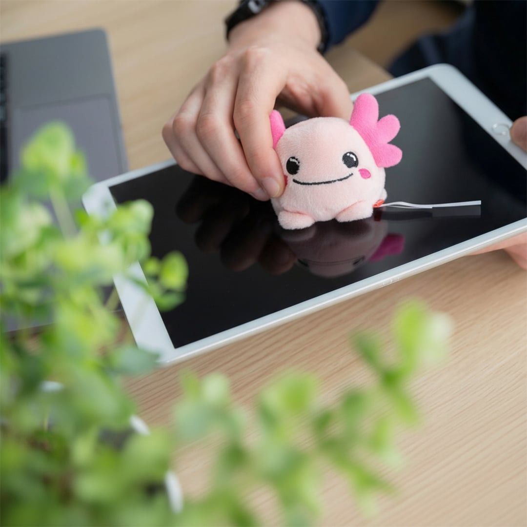 MiniFeet® Bildschirmreiniger Schmoozies® Axolotl - rosa-454