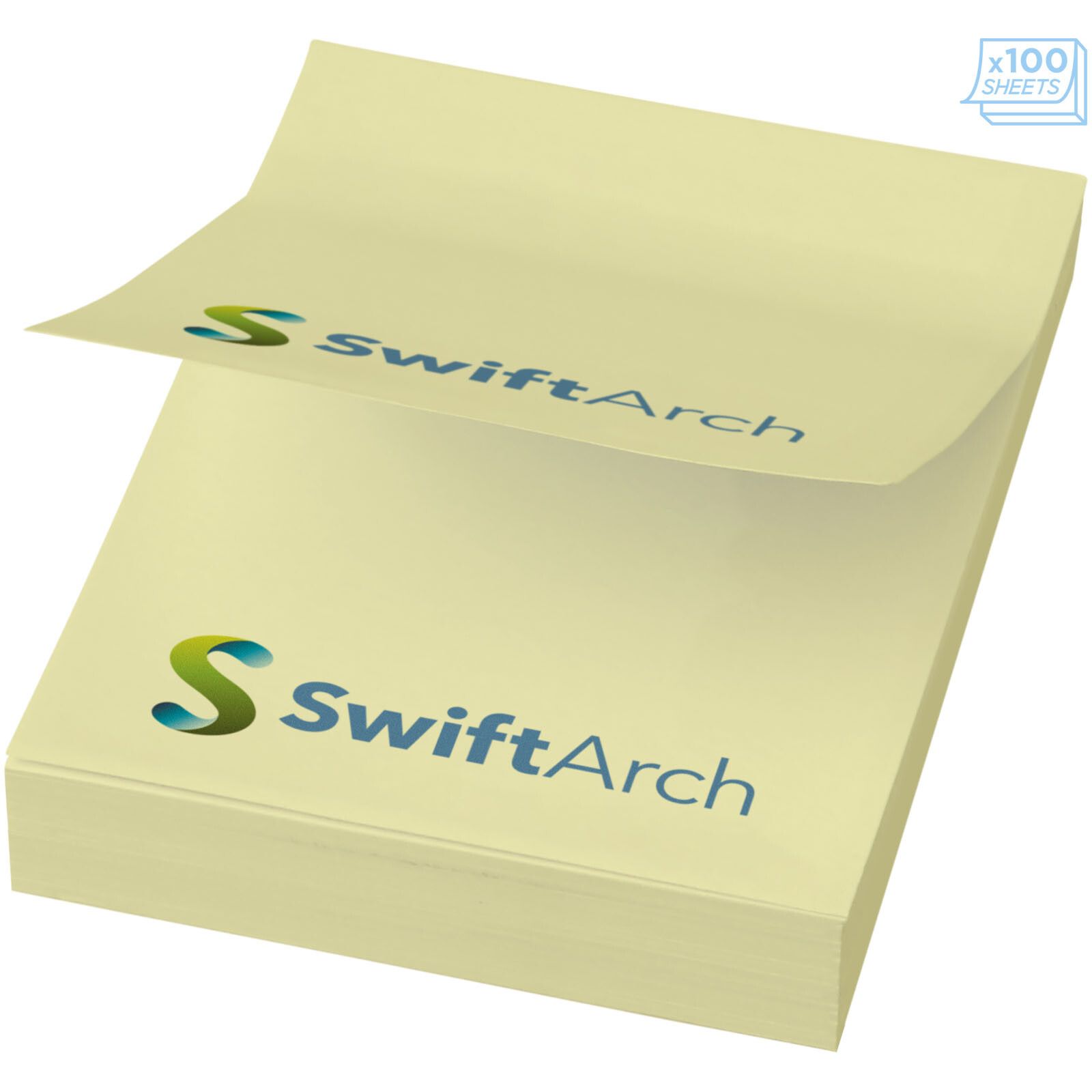 Sticky-Mate Haftnotizen 50 x 75 mm - hellgelb-17