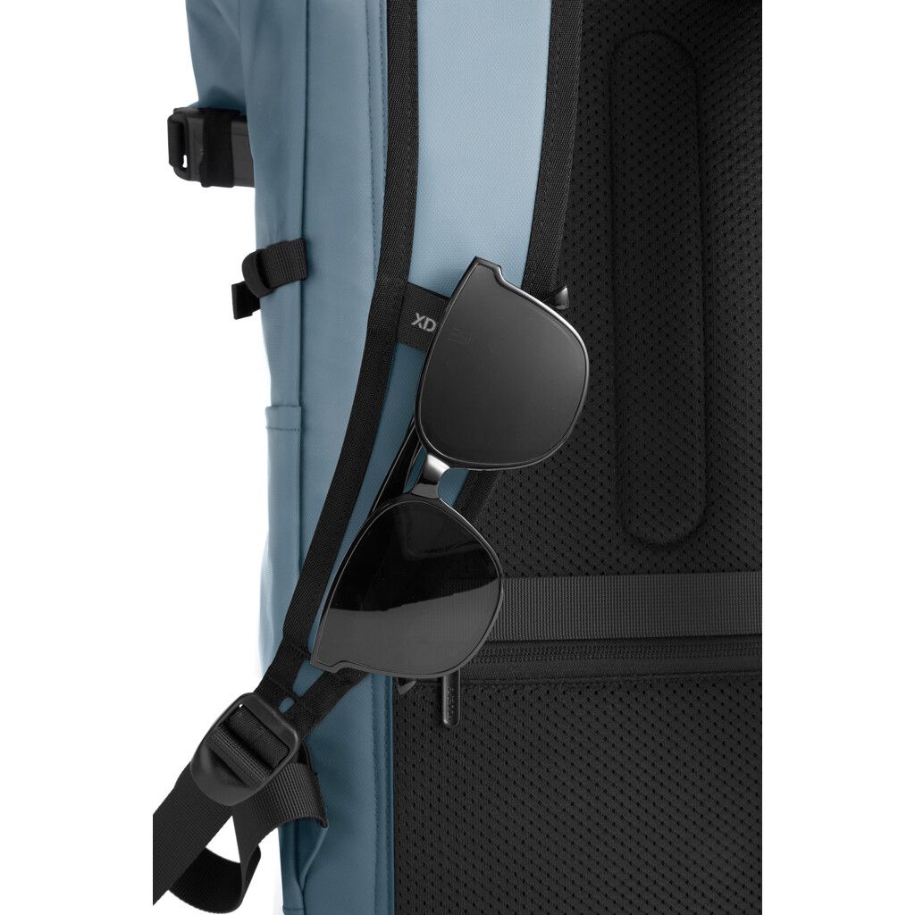 Urban wasserabweisender Anti-Diebstahl Rucksack - blau-760