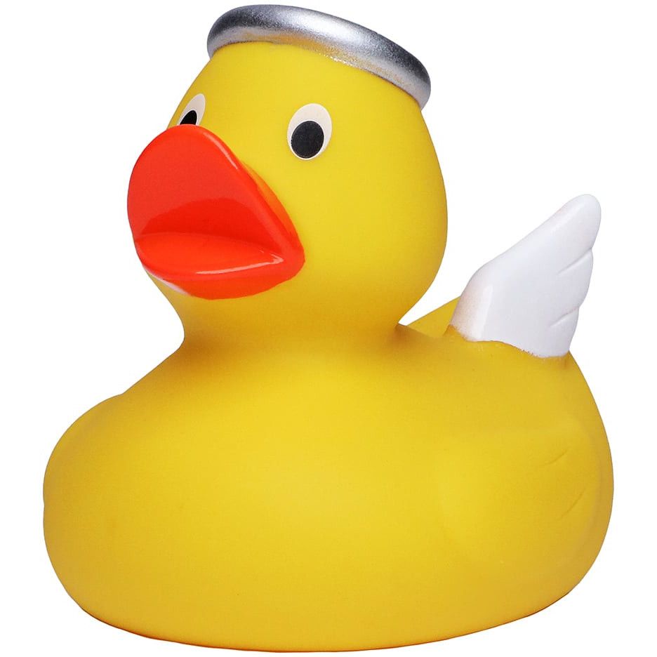 Quietsche-Ente Engel - gelb - orange-411