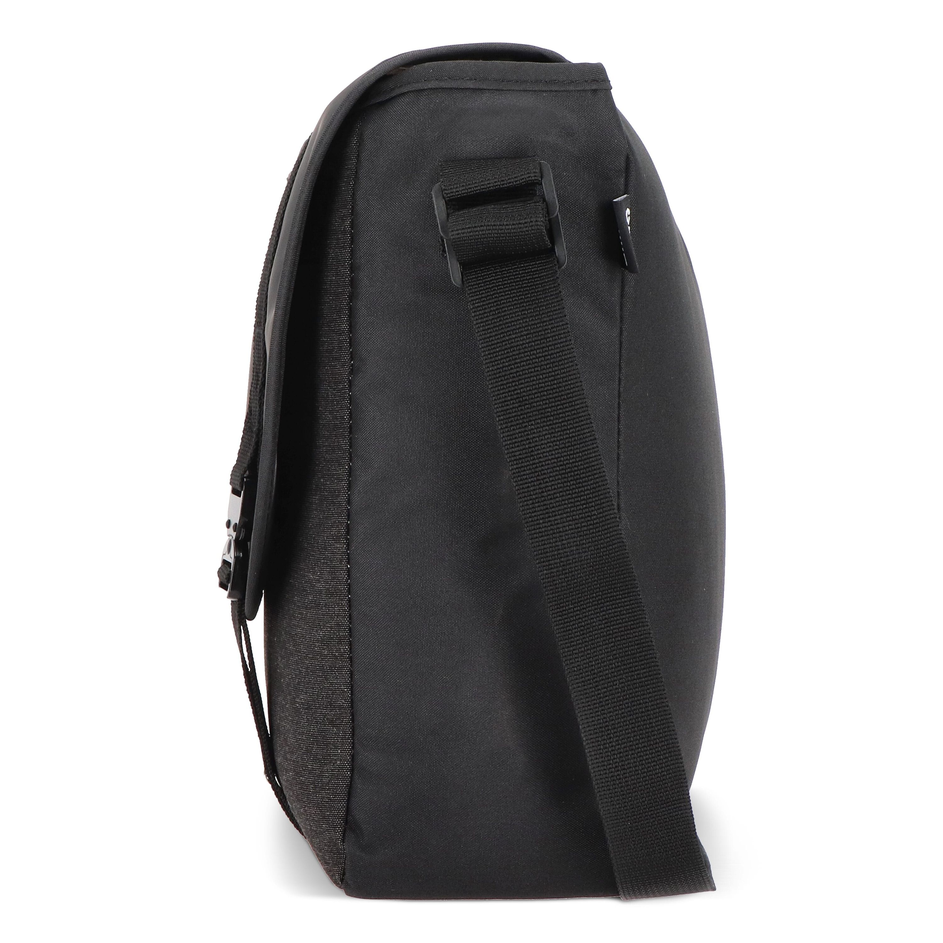 Laptop-Messenger-Tasche Liam RPET 12L - schwarz-569
