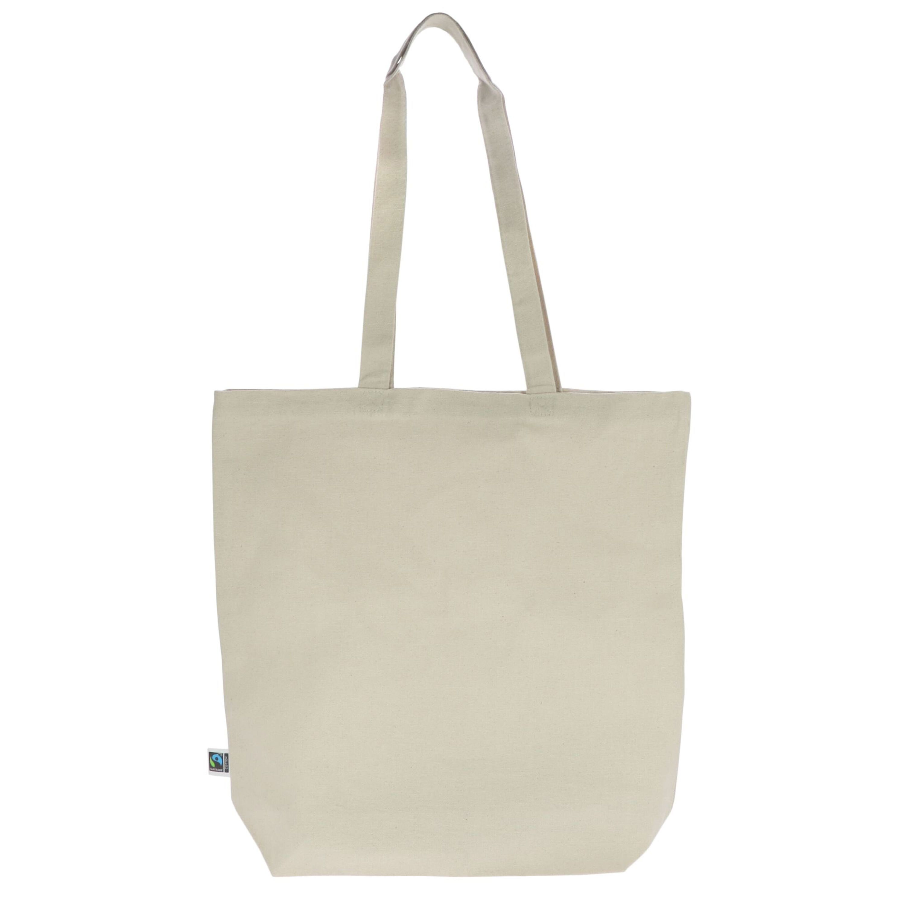 Tasche Fairtrade 270g/m² 42x12x43 cm - natur-364