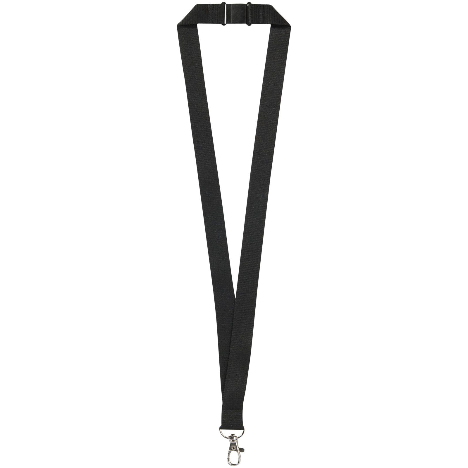 Lago Lanyard mit Sicherheitsverschluss - schwarz-980