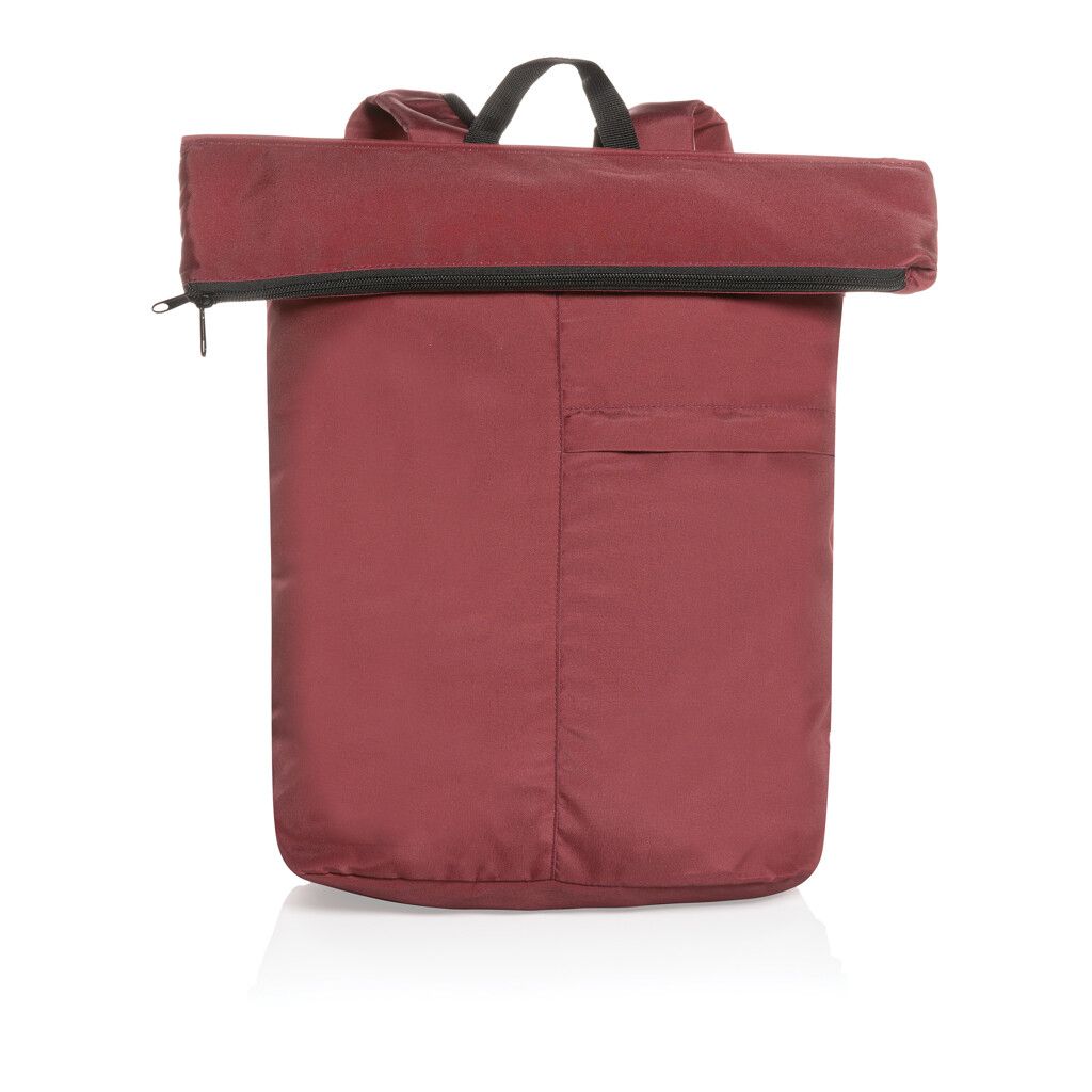 Dillon AWARE™ RPET faltbarer Lightweight-Rucksack - rot-275