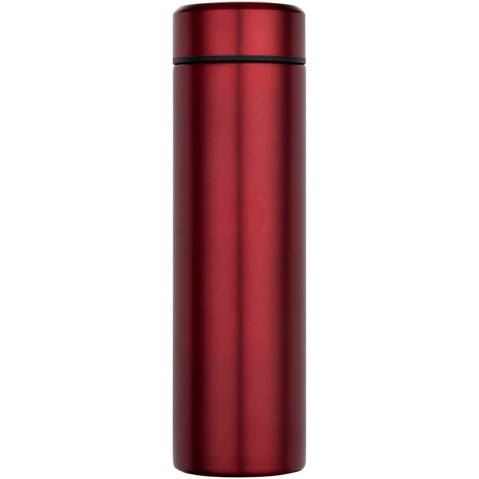 Taylor 450 ml Doppelwand Isolierflasche aus Edelstahl mit Teesieb - rot-736