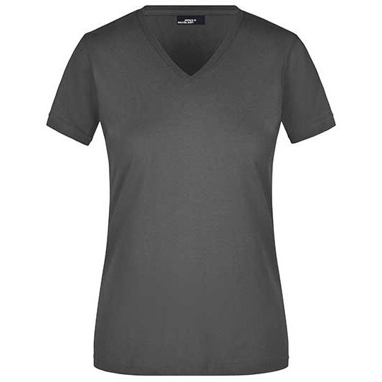 Ladies´ Slim Fit V-T - graphite solid-561