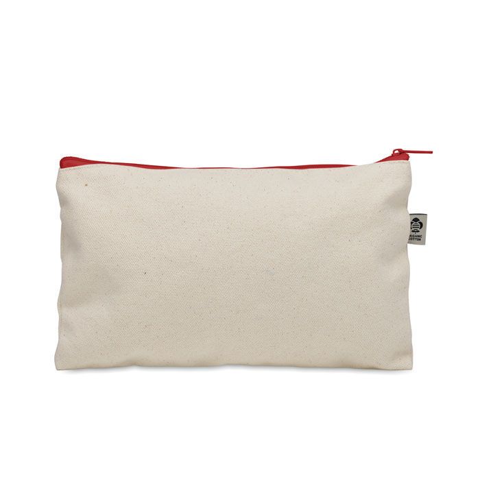 Kosmetiktasche Organic Cotton PESACARA - rot-116