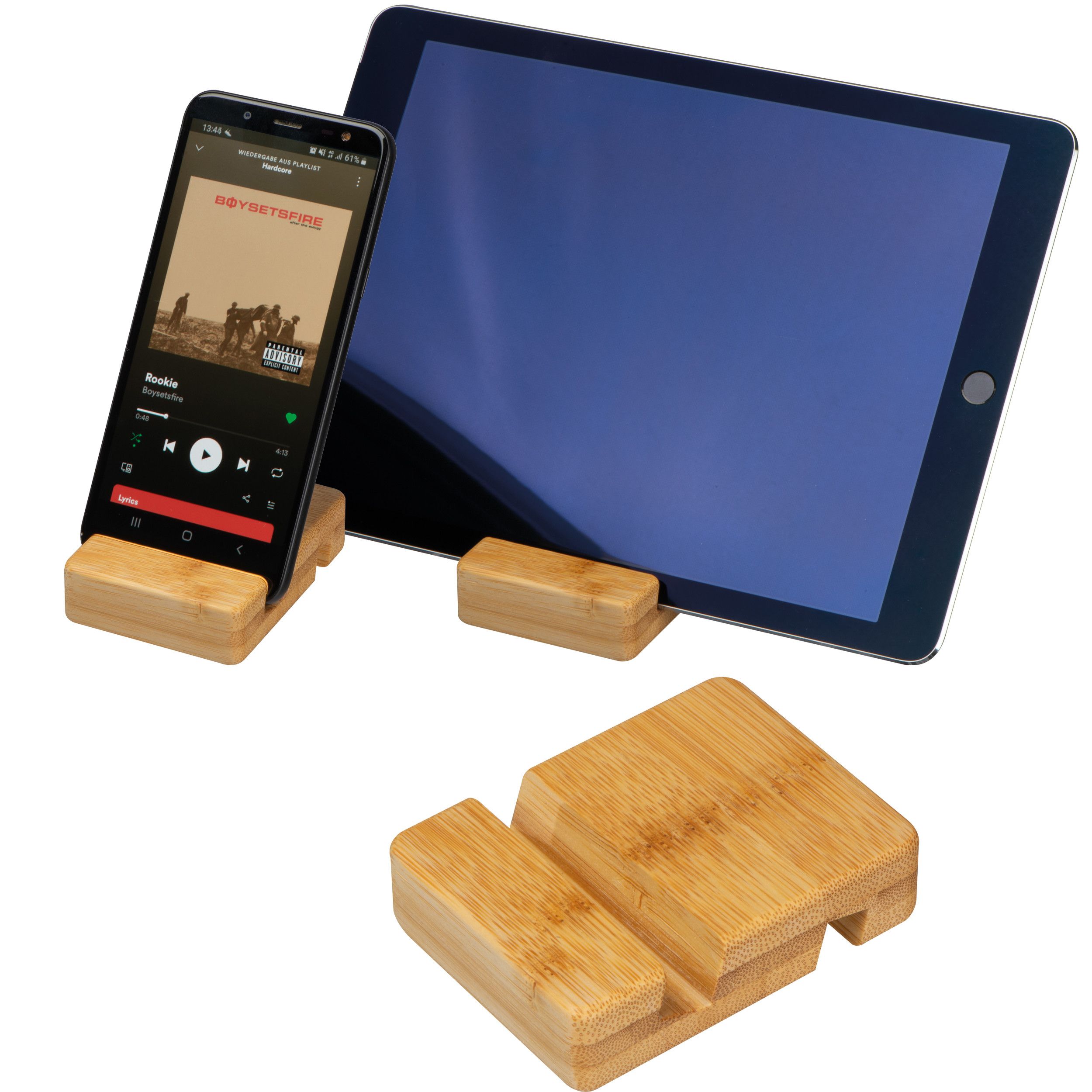 Bambus Smartphonehalter San Sebastián - beige-775