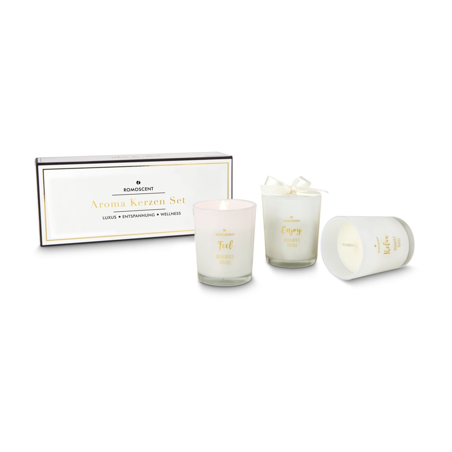 ROMOSCENT® Aromakerzenset Vanille-554