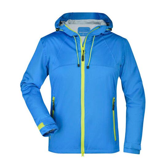 Ladies´ Outdoor Jacket - aqua - acid yellow-323