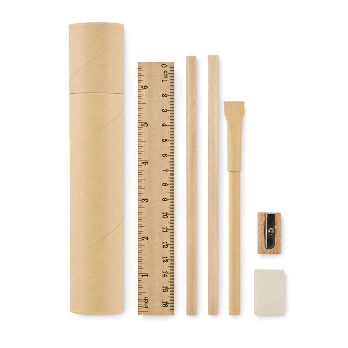 5teiliges Schreibset MEJU - beige-321