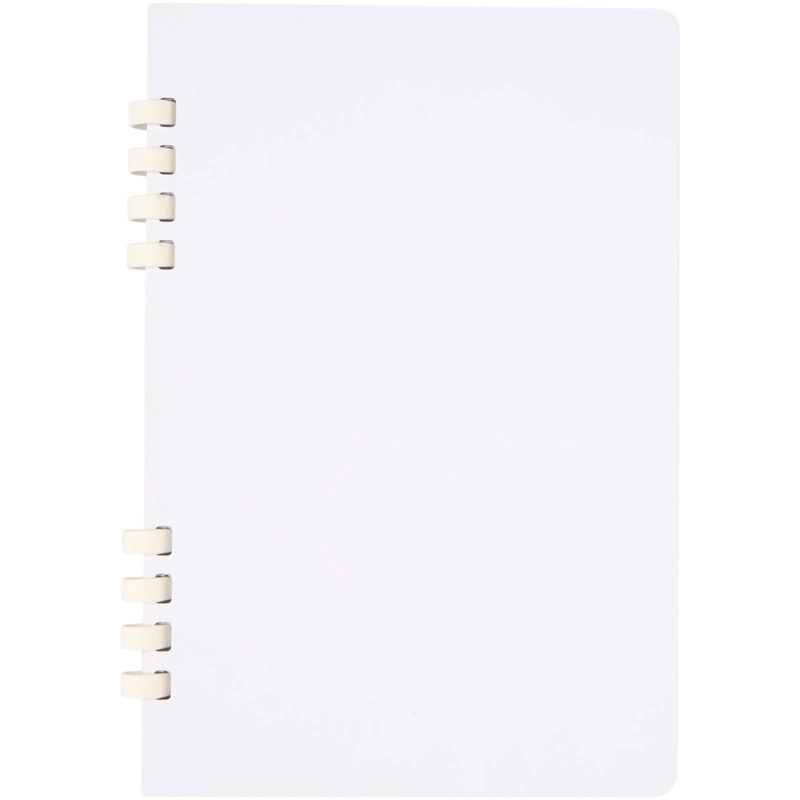 Fil A5 Hardcover RCS recyceltes Spiralnotizbuch - weiss-240