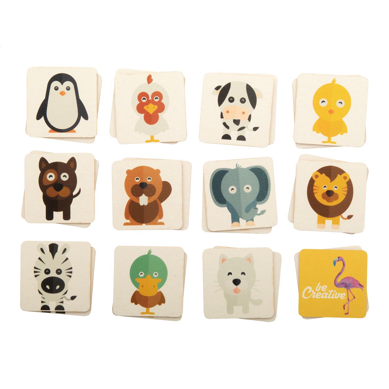 Peppermor Individuelles Memory-Spiel Tiermotive - natur-944