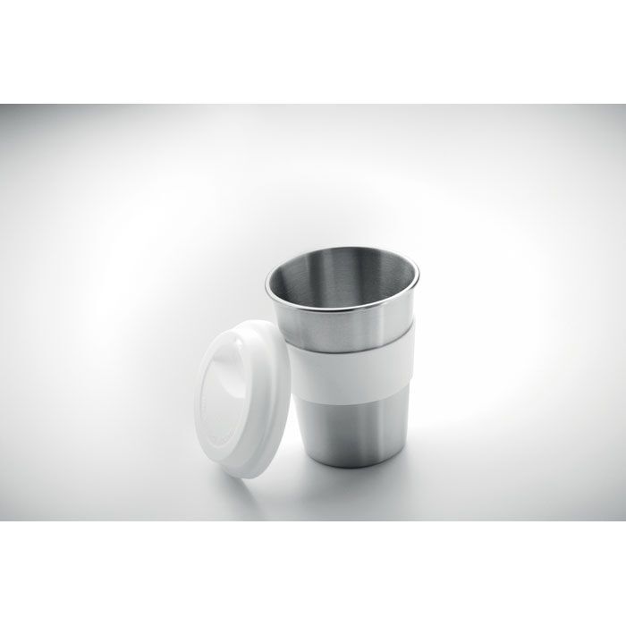Trinkbecher Edelstahl 350ml IRMUG - weiß-740
