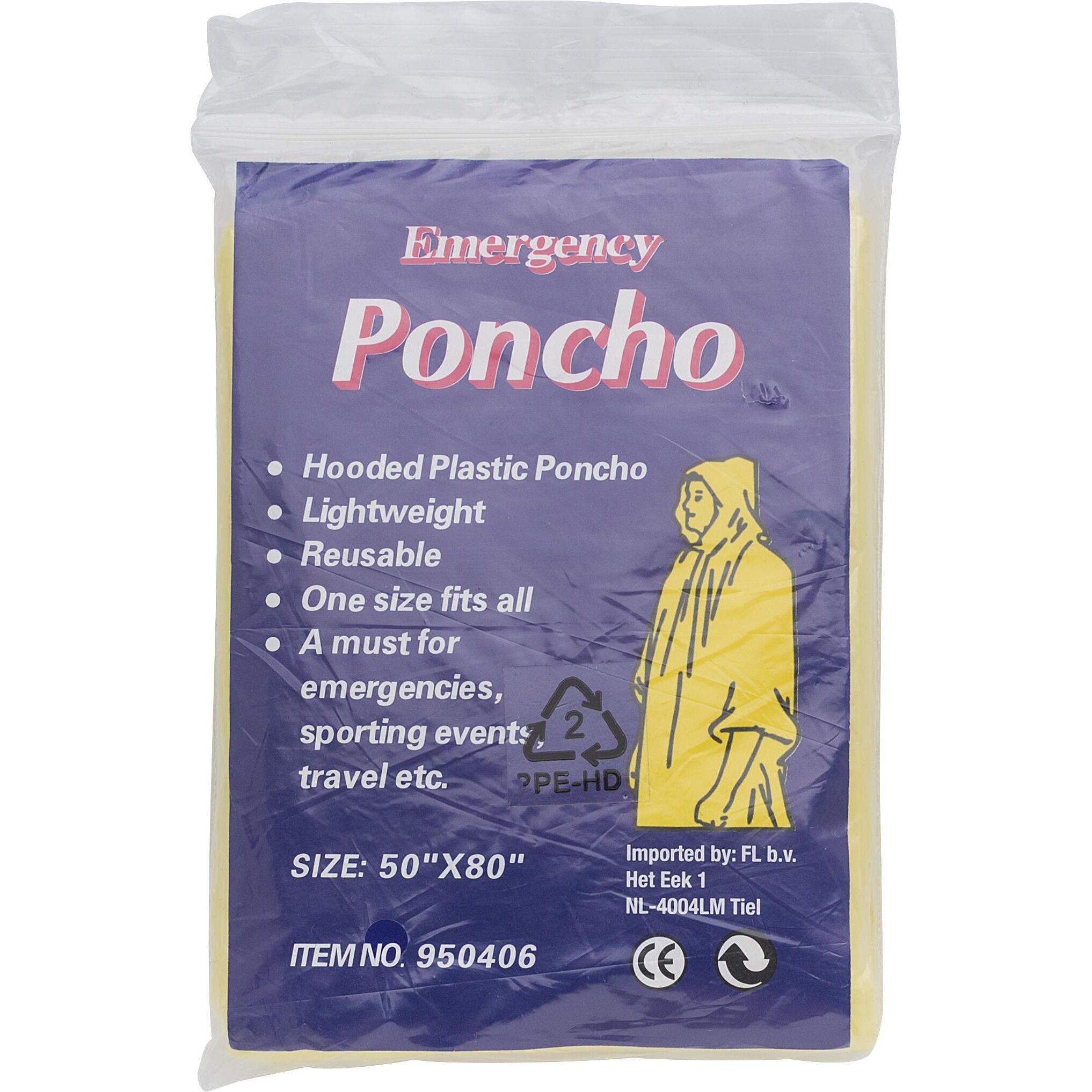 Universalponcho Pablo - hellblau-276