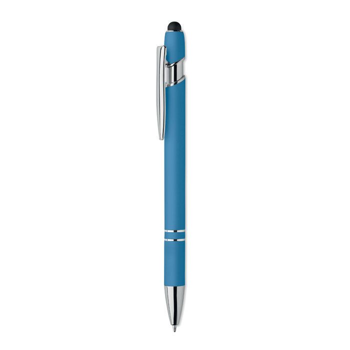 Druckkugelschreiber mit Stylus SIPARO - türkis-901