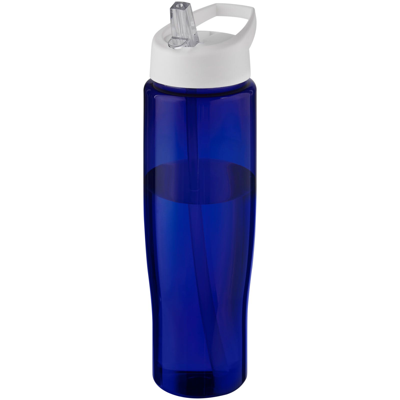 H2O Active Eco Tempo 700 ml Sportflasche mit Ausgussdeckel - weiss -  blau-744