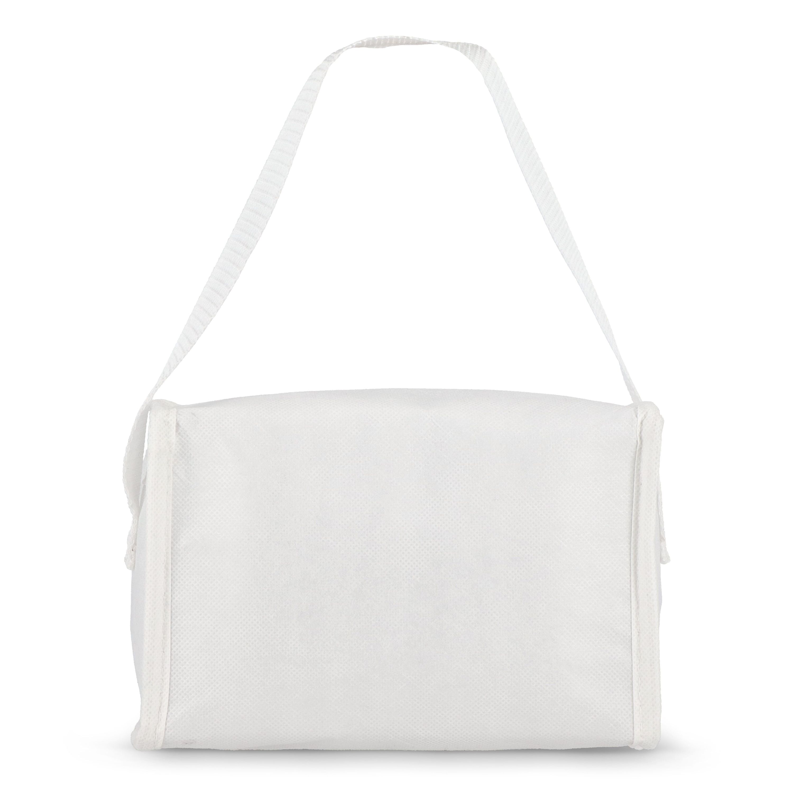 R-PET 6 Dosen-Kühltasche Non Woven 20x 13 x 12,5cm 75g/m² - weiss-549