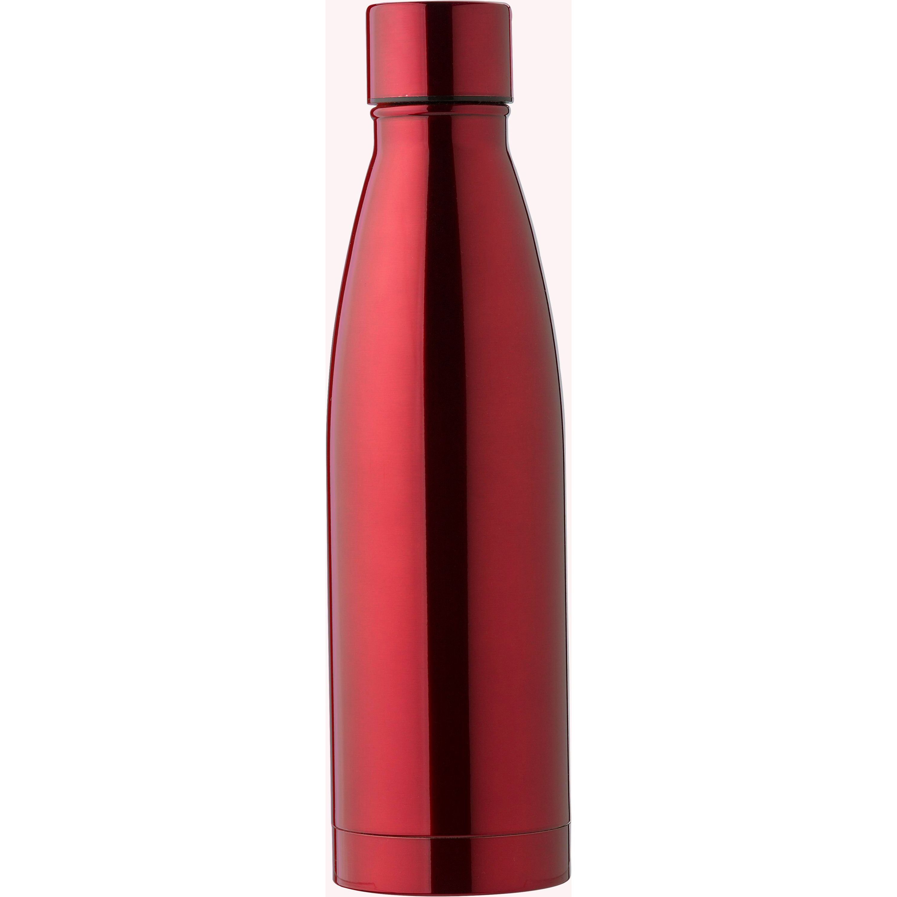Doppelwandige Trinkflasche aus Edelstahl Marcelino - rot-467