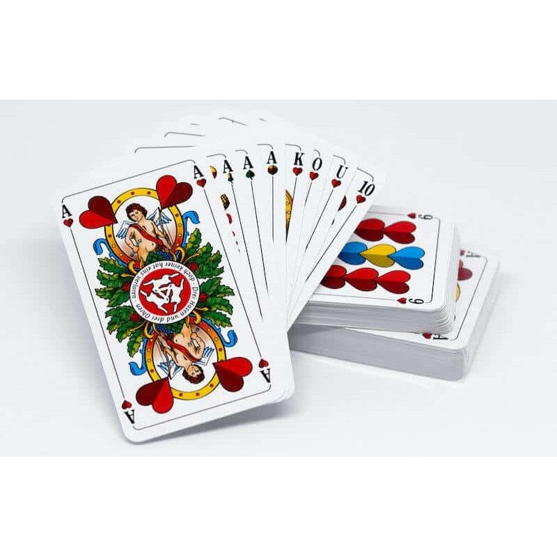 Spielkarten Schafkopf in Klarsichtetui-571