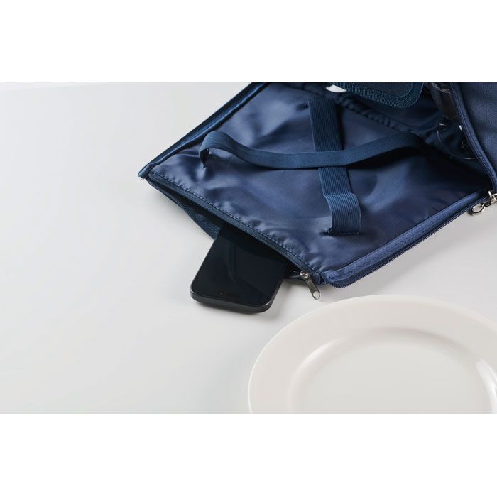 Picknick-Kühltasche RPET FORUS - blau-724