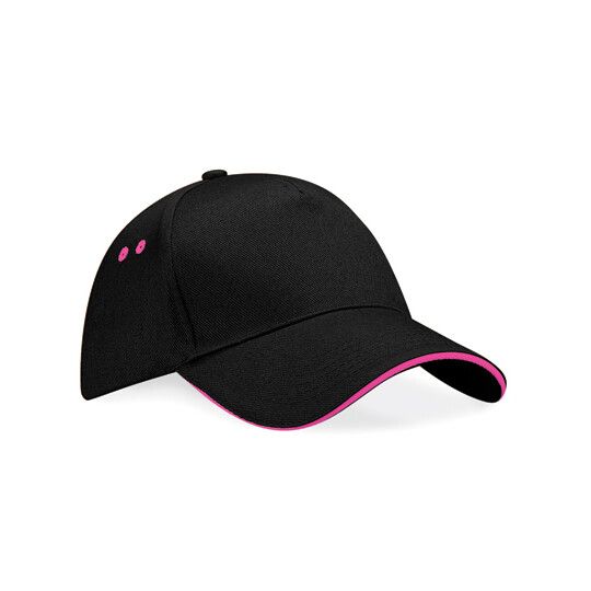 black - fuchsia