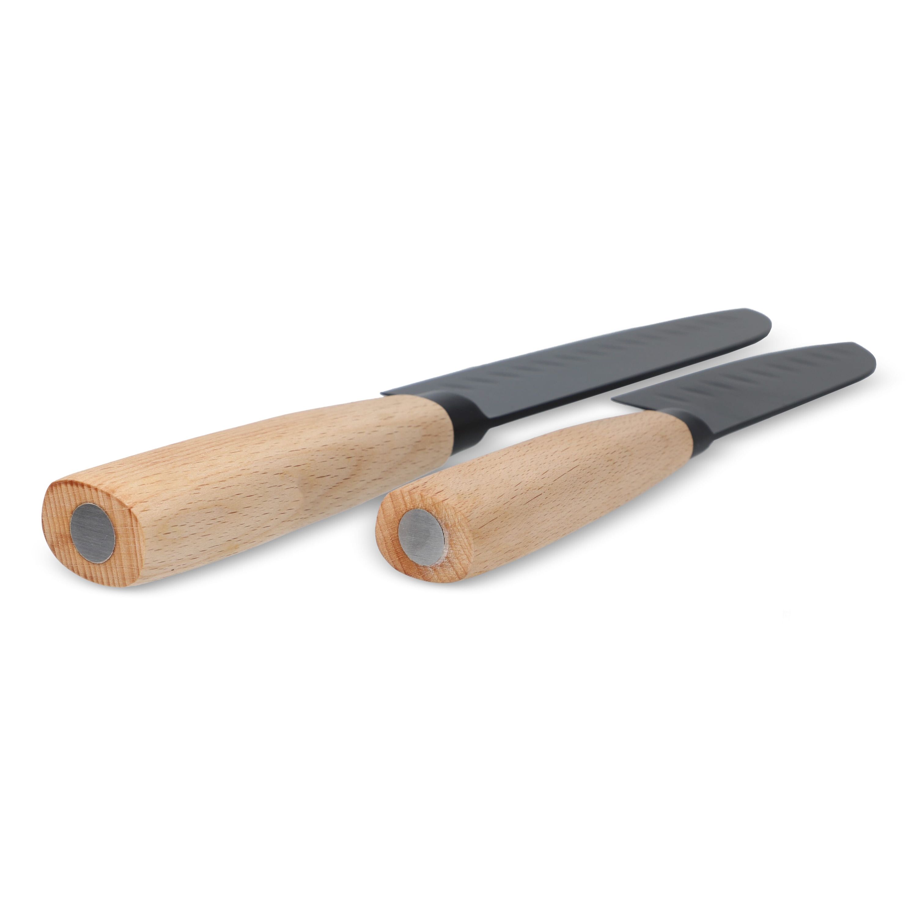 InSideOut Santoku 2tlg. Messerset Ravn - holz-866