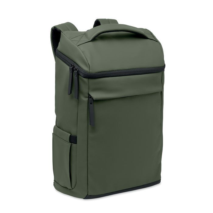 15" PU Laptop-Rucksack BOULDER - dunkelgrün-629