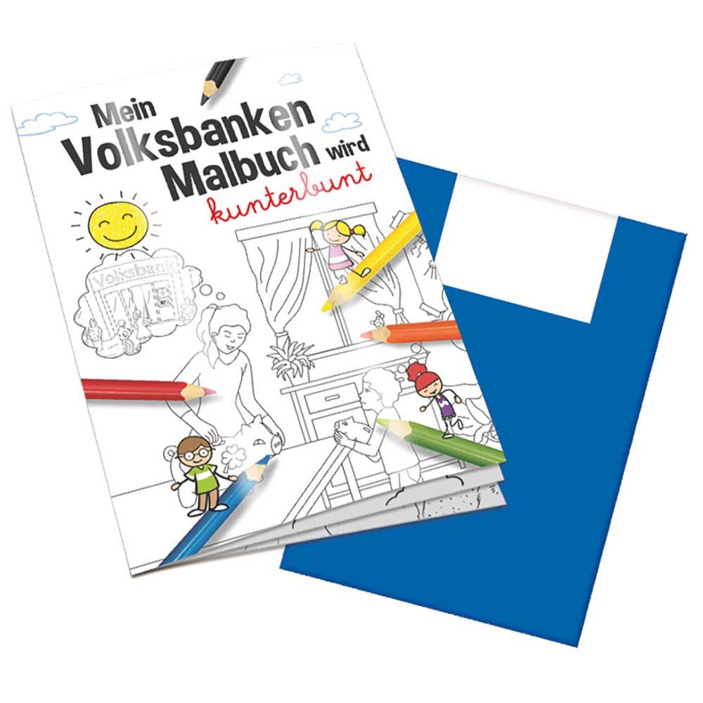 Malbuch / Mal-Set A6 - Volksbanken - Malbuch neutral-439