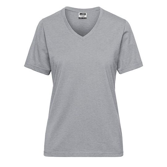 Ladies´ Bio Workwear T-Shirt - grey heather-375